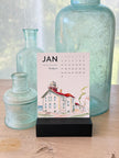 2027 Mini Desk Calendar: Michigan Lighthouses