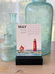 2027 Mini Desk Calendar: Michigan Lighthouses