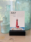 2027 Mini Desk Calendar: Michigan Lighthouses