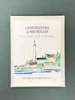 2027 Mini Desk Calendar: Michigan Lighthouses