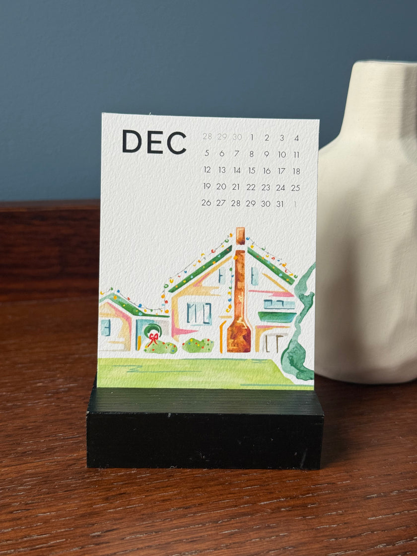 2027 Mini Desk Calendar: LELAND / FISHTOWN