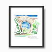 Arch Rock (Mackinac Island) Watercolor Print