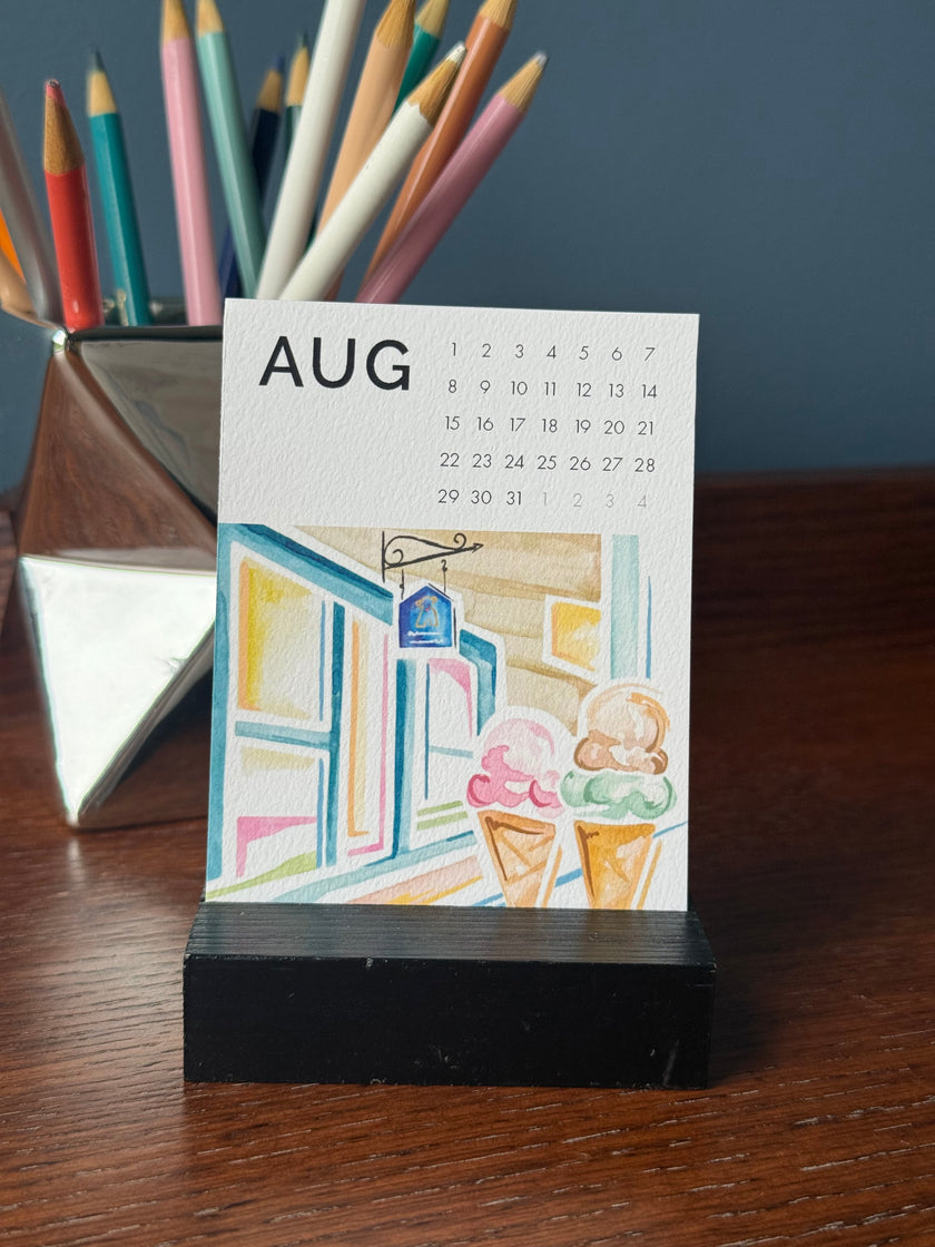 2027 Mini Desk Calendar: LELAND / FISHTOWN