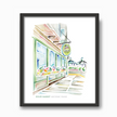 Mackinac Island Doud's Market Watercolor Print