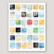 Song Lyrics Watercolor Swatches | Silver Springs | Singer Songwriter | Folk Music | Art Inspired by Lyrics