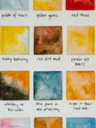 Song Lyrics Watercolor Palette | Pink Skies | Singer Songwriter | Folk | Country | Art Inspired by Lyrics