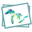 Sticker: Great Lakes / Michigan