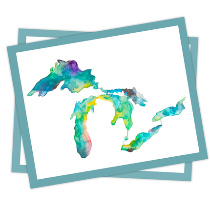 Sticker: Great Lakes / Michigan