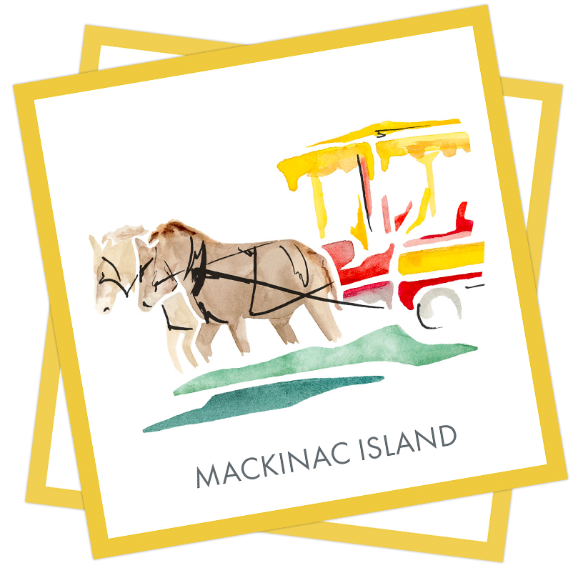Sticker Pack: Mackinac Island (6 designs)